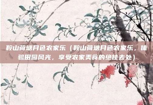 鞍山荷塘月色农家乐(鞍山荷塘月色农家乐,体验田园风光,享受农家美食的绝佳去处)