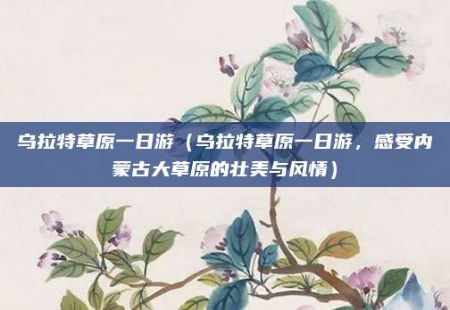 乌拉特草原一日游（乌拉特草原一日游，感受内蒙古大草原的壮美与风情）