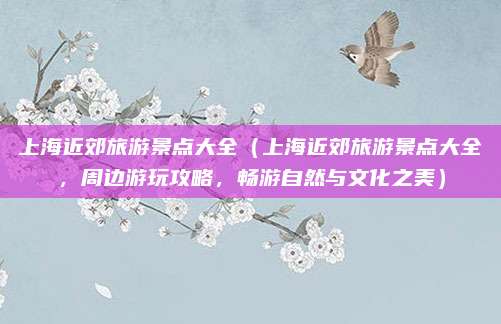上海近郊旅游景点大全（上海近郊旅游景点大全，周边游玩攻略，畅游自然与文化之美）