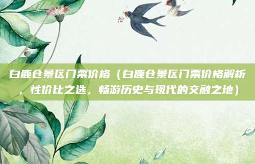白鹿仓景区门票价格(白鹿仓景区门票价格解析,性价比之选,畅游历史与现代的交融之地)